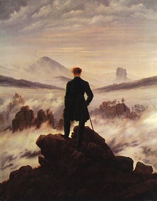 Caspar David Friedrich Der Wanderer ueber dem Nebelmeer Wandbilder 