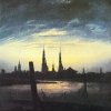 Caspar-David-Friedrich-Stadt-bei-Mondaufgang