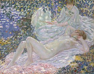 Frederick Carl Frieseke Pirouge