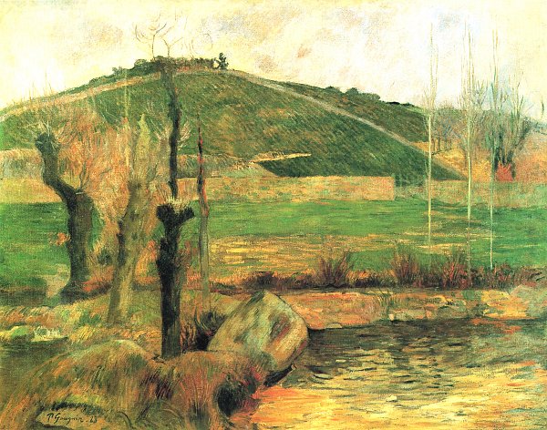 Paul Gauguin Blick auf den Sainte Marguerite Wandbild