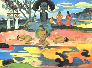 Paul Gauguin Sonntag Mahana no atua Wandbilder 