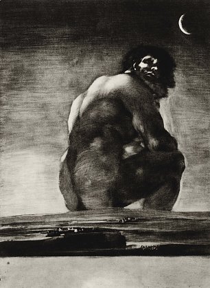 Francisco de Goya Der Koloss Wandbilder 