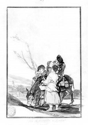 Francisco de Goya Schwarzrand Album 10 Wandbilder 