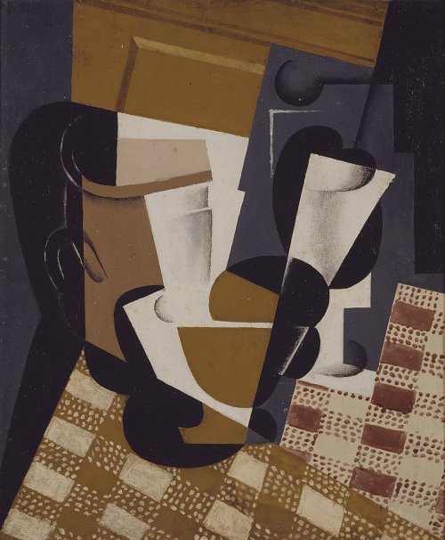 Juan Gris Broc et Verre Wandbild