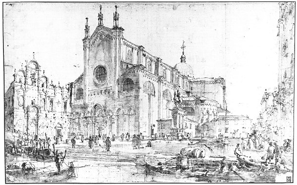 Francesco Guardi Der Campo SS Giovanni e Paolo in Venedig Wandbild