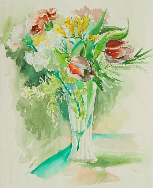 Tulpenstrauss Wandbild