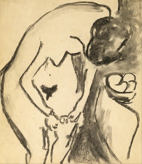 Ernst Ludwig Kirchner Akt Model Wandbild