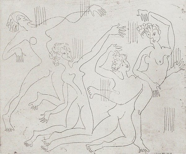 Ernst Ludwig Kirchner Tanzschule Wandbild