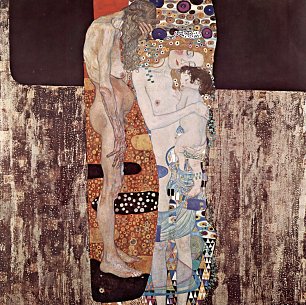 Gustav Klimt Die drei Lebensalter Wandbilder 