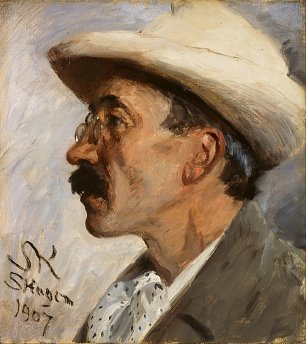 Peder Severin Kroyer Julius Paulsen Wandbild