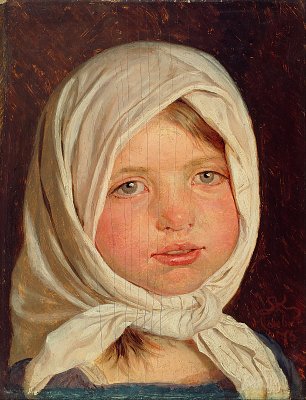 Peder Severin Kroyer Little girl from Hornbaek Wandbild