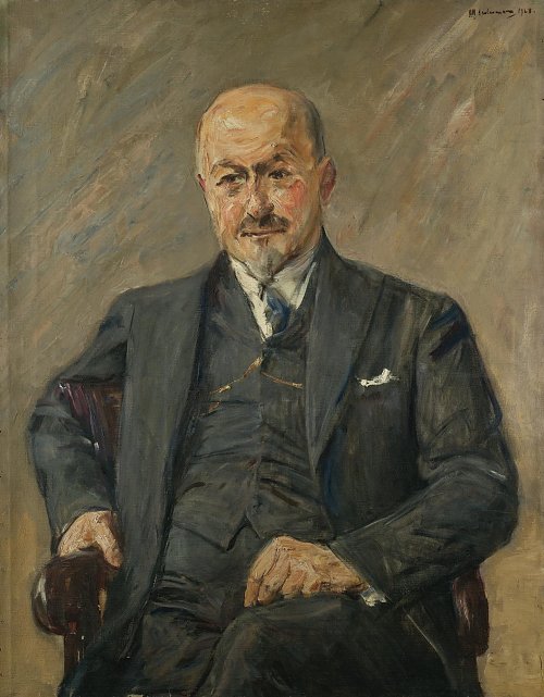 Max Liebermann Portraet des Alfred Guttmann Wandbild