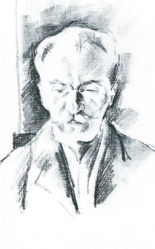 August Macke Portrait Bernhard Koehler Wandbild