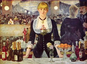 Edouard Manet Bar in den Folies Bergere Wandbilder 