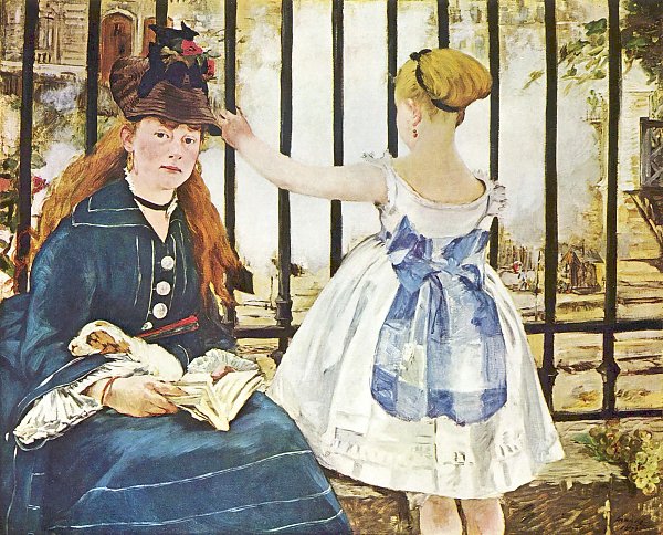 Edouard Manet Eisenbahn Wandbild