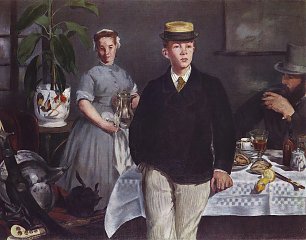 Edouard Manet Fruehstueck im Atelier Wandbilder 