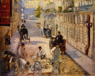 Edouard Manet Strassenarbeiter Rue de Berne Wandbilder 