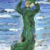 Franz-Marc-Die-Frau-im-Wind-am-Meer