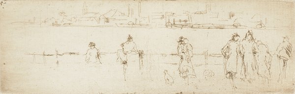 James McNeil Whistler Sketch on the Embankment