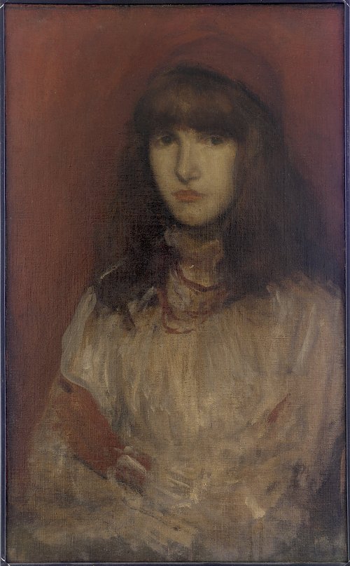 James McNeil Whistler The Little Red Glove Wandbild