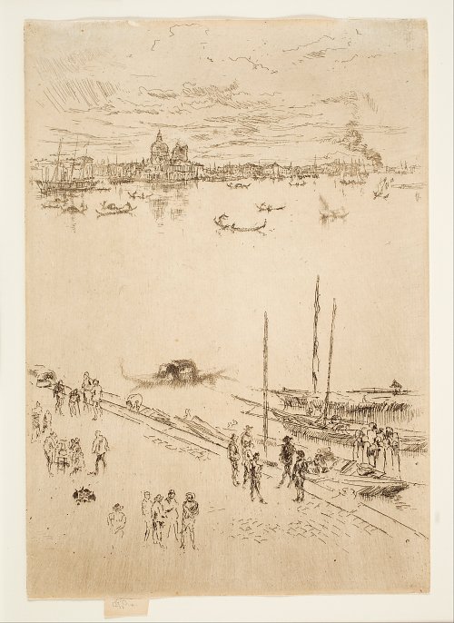 James McNeil Whistler Upright Venice from the Twenty Six Etchings Wandbild