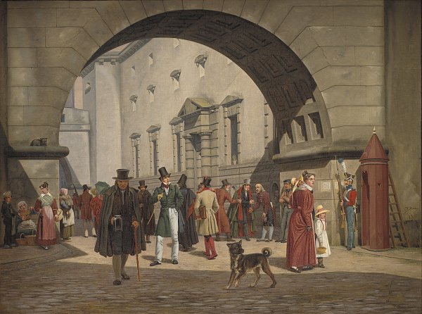 Martinus Rorbye The Prison of Copenhagen Wandbild