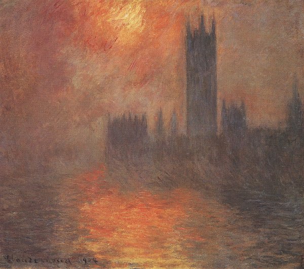 Claude Monet die Houses of Parliament Sonnenuntergang Wandbild