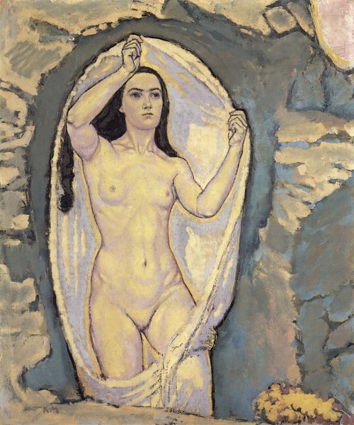 Koloman Moser Venus in der Grotte Wandbild