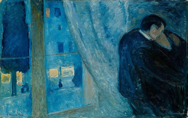 Edvard Munch Love Wandbild