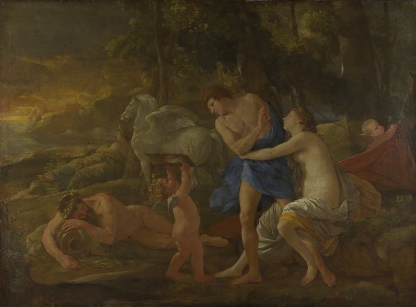 Nicolas Poussin Cephalus and Aurora Wandbild