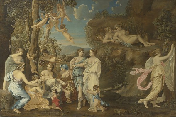 Nicolas Poussin Le Maitre Hovingham La naissance de Bacchus Wandbild