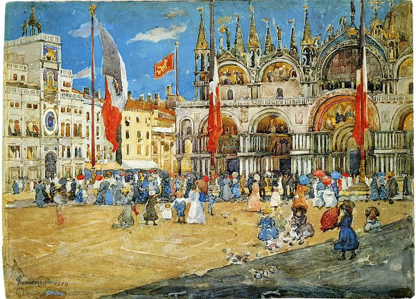 Maurice Prendergast st mark s venice Wandbild