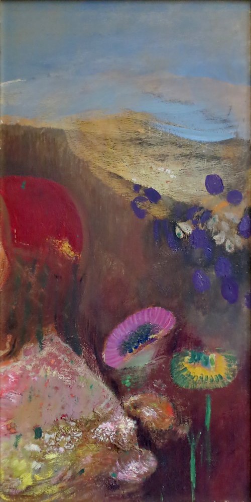 Odilon Redon Fleurs Etranges Wandbild