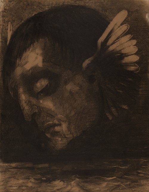 Odilon Redon Tears Les Pleurs Wandbild