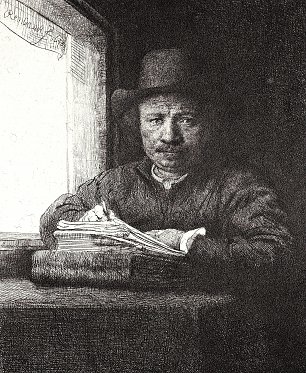 Rembrandt van Rijn SelbstPortrait 35 Wandbilder 