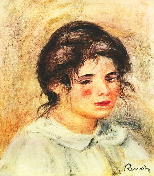 Auguste Renoir Portrait der Gabrielle Wandbild