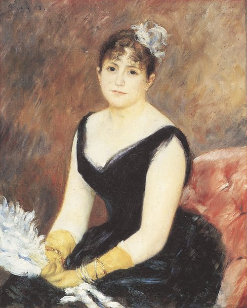 Auguste Renoir Portrait von Madame Clapisson Wandbild