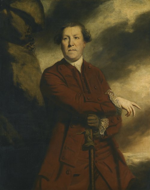 Joshua Reynolds Portrait of Captain Robert Haldane Wandbild