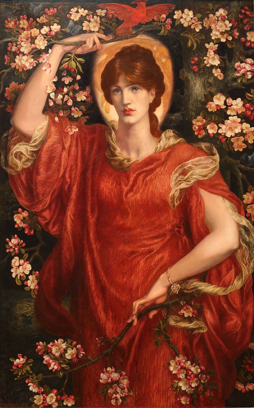 Dante Gabriel Rossetti A vision of Fiammetta Wandbild