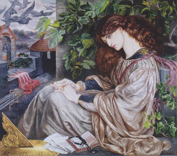 Dante Gabriel Rossetti La Pia de Tolomei Wandbild