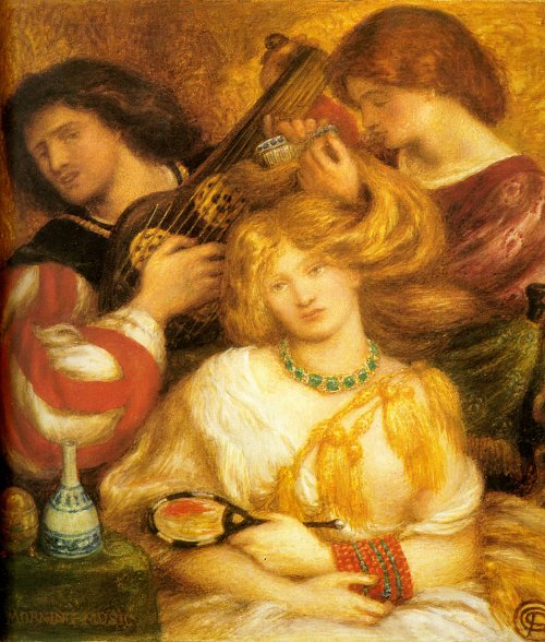 Dante Gabriel Rossetti Morning Music Wandbild