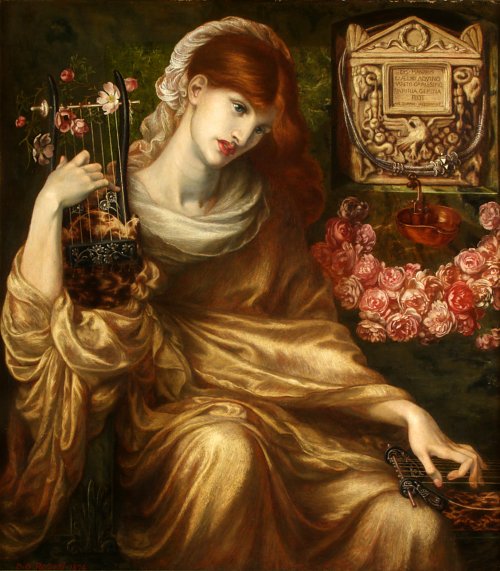 Dante Gabriel Rossetti Roman Widow Dis Manibus Wandbild