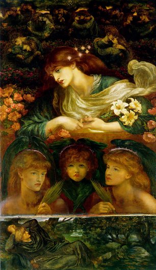 Dante Gabriel Rossetti The Blessed Damozel Wandbild