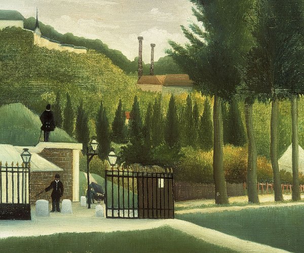 Henri Rousseau The Toll House Wandbild