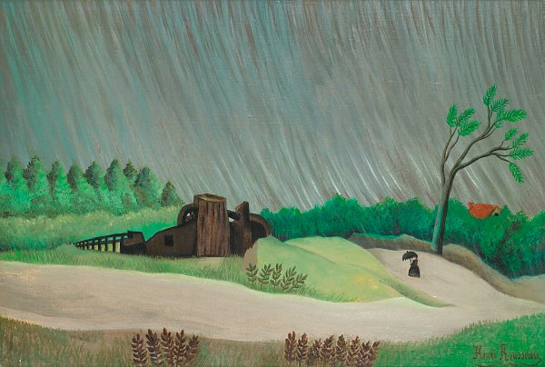 Henri Rousseau Un matin de pluie Wandbild