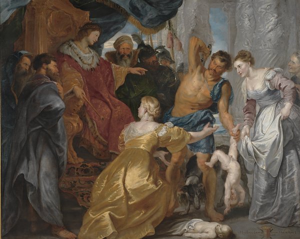 Peter Paul Rubens The Judgement of Solomon Wandbild