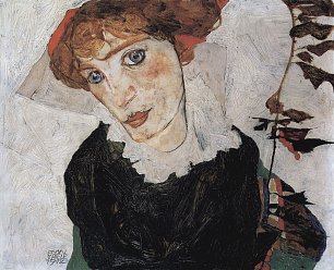 Egon Schiele Portraet von Wally Wandbilder 