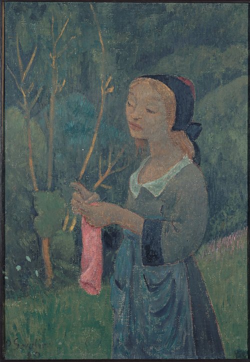 Paul Serusier Tricoteuse au bas rose Wandbild