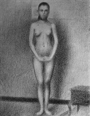 Georges Seurat Das stehende Modell Wandbilder 