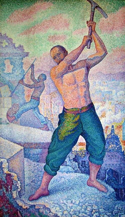 Paul Signac Le Demolisseur Wandbild